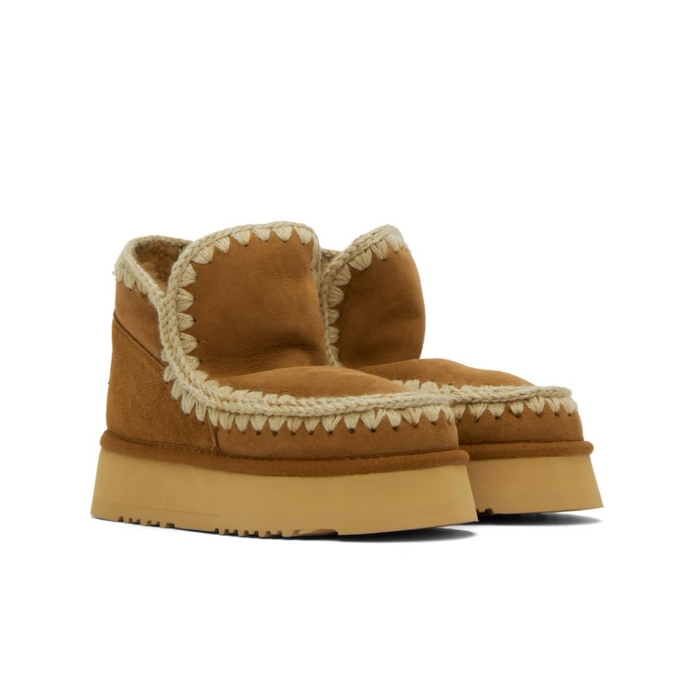 Mou SSENSE Exclusive Tan 18 Boots